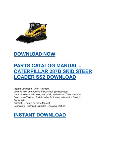 2015 cat 287d skid steer|cat 287b parts diagram.